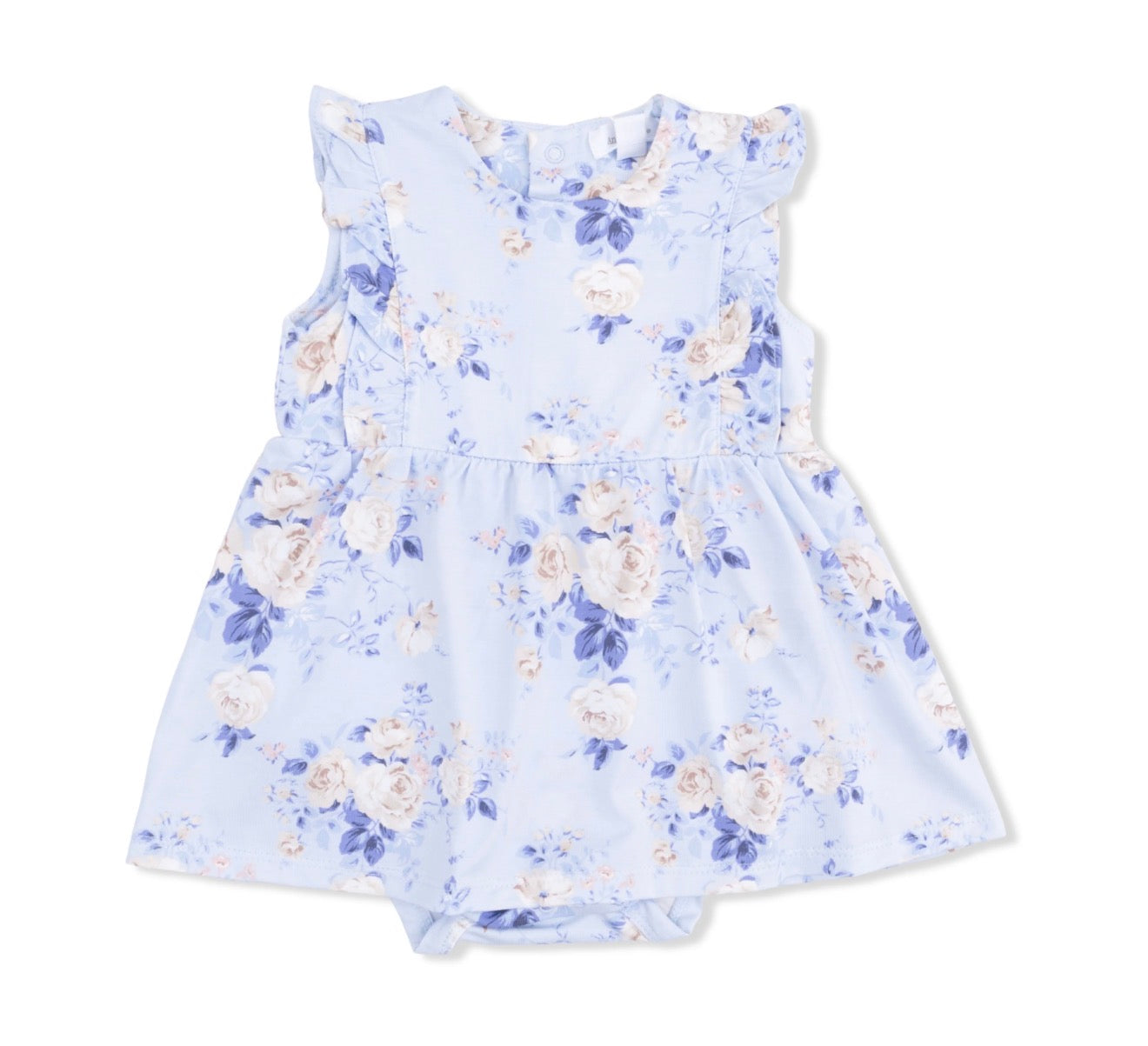 Ashley Rose Floral Ruffle Body Dress