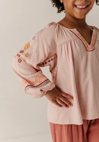 Embroidery Art Peasant Top