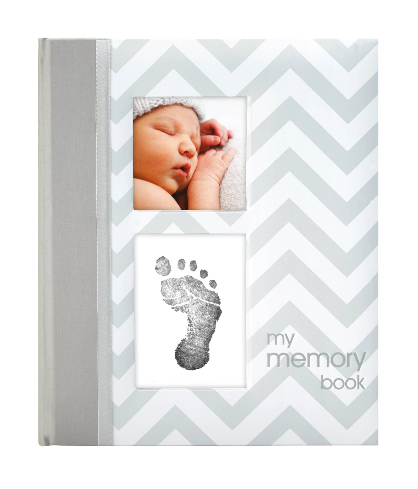 Chevron Baby Book and Clean-Touch Ink Pad Kit