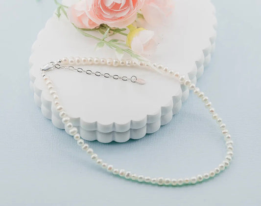 Cherished Moments Sterling Silver Freshwater Pearl Necklace