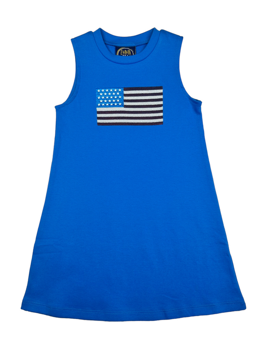 Sequin Flag Tank Dress