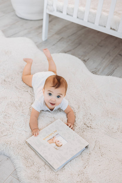 Deer Print Square Baby Memory Book