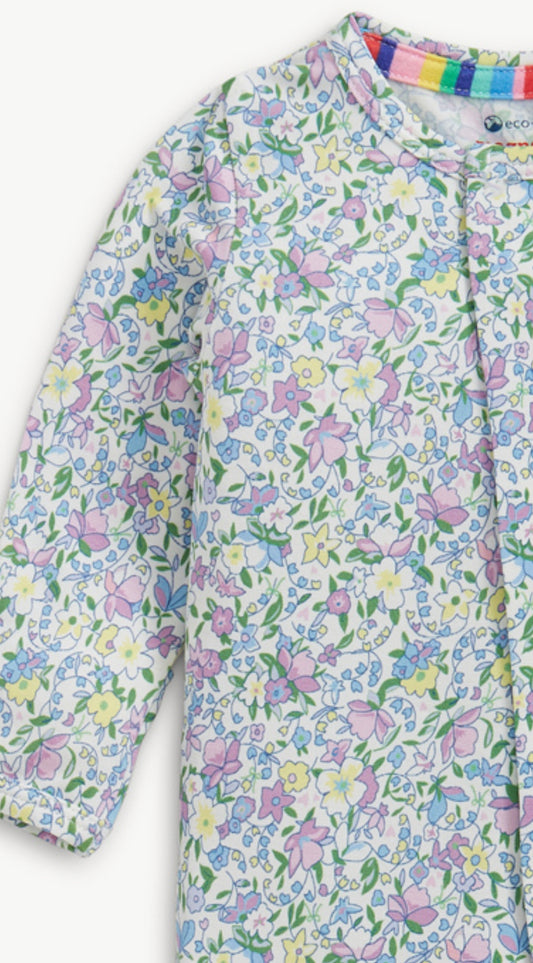 Lavina Floral Modal Footie