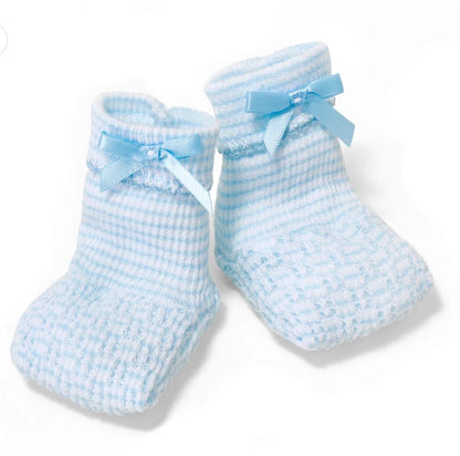Paty Knit Solid Color Booties