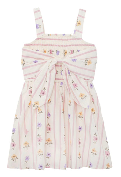 Purple Bouquet Tank Dress