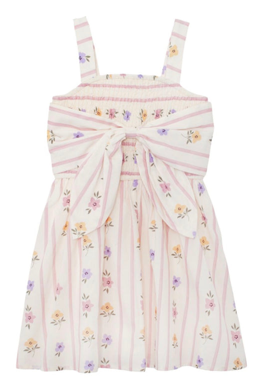 Purple Bouquet Tank Dress