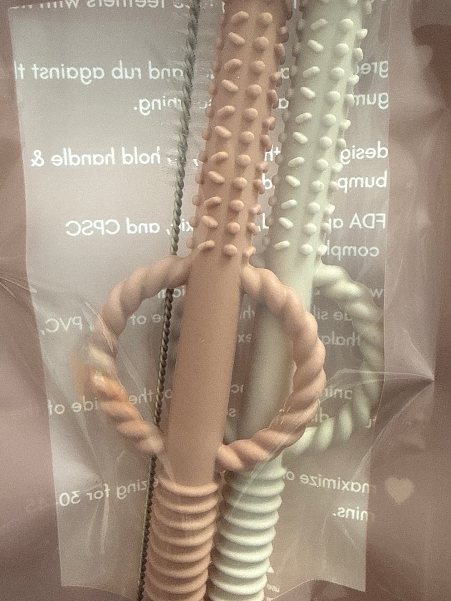 Three Hearts Teething Tube