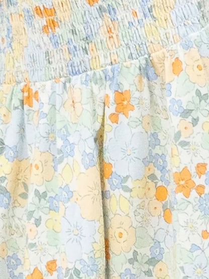 Georgia Floral Smocked Twirly Dress