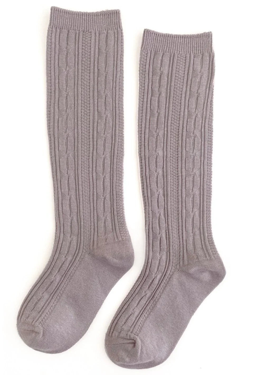 Cable Knit Knee High Socks