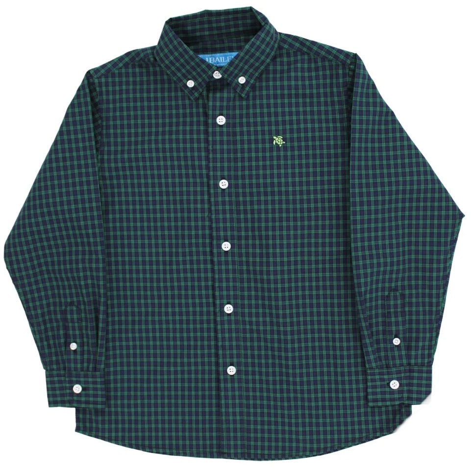J. Bailey Long Sleeve Plaid Button-Down Shirt