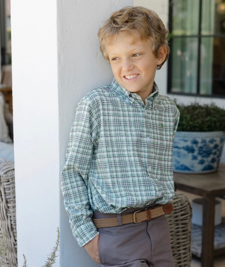 J. Bailey Long Sleeve Plaid Button-Down Shirt