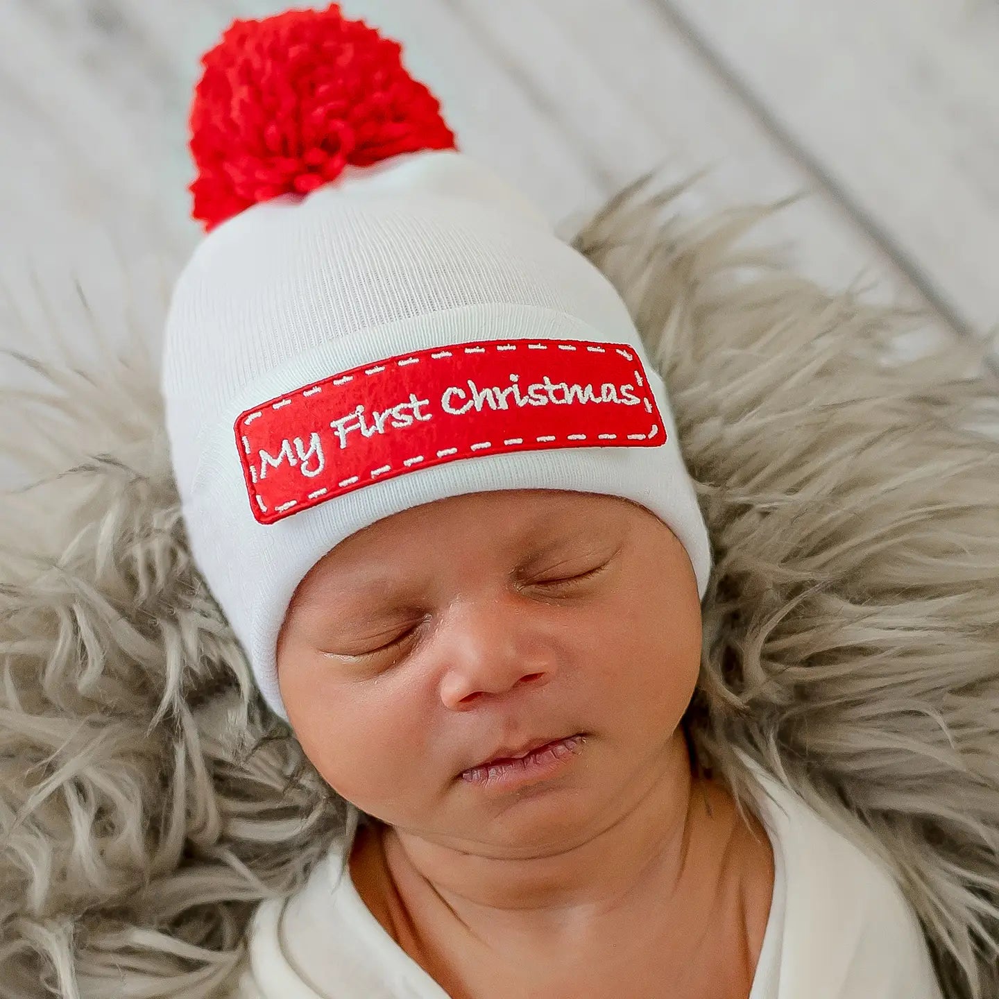 Appliquéd Baby Beanie