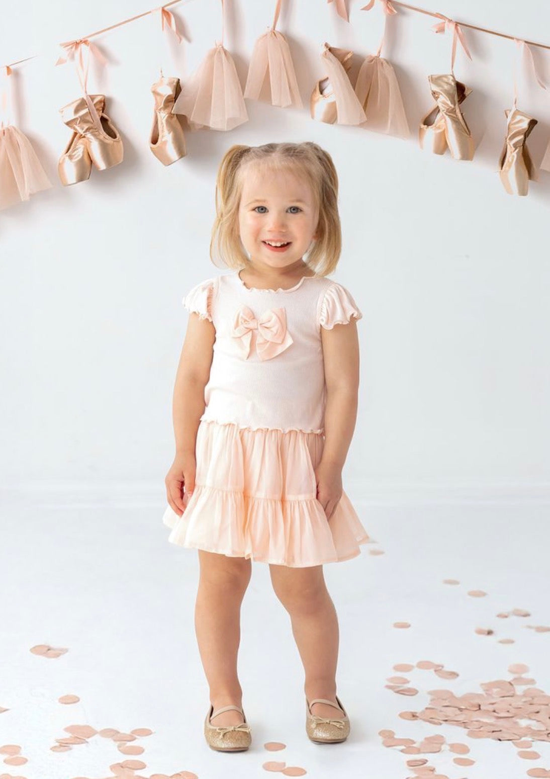 Angelina Bow Skirt Set