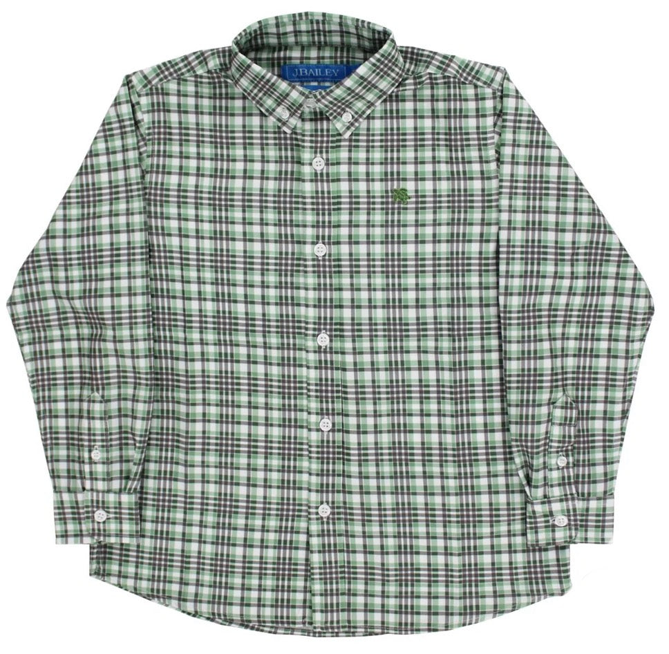 J. Bailey Long Sleeve Plaid Button-Down Shirt