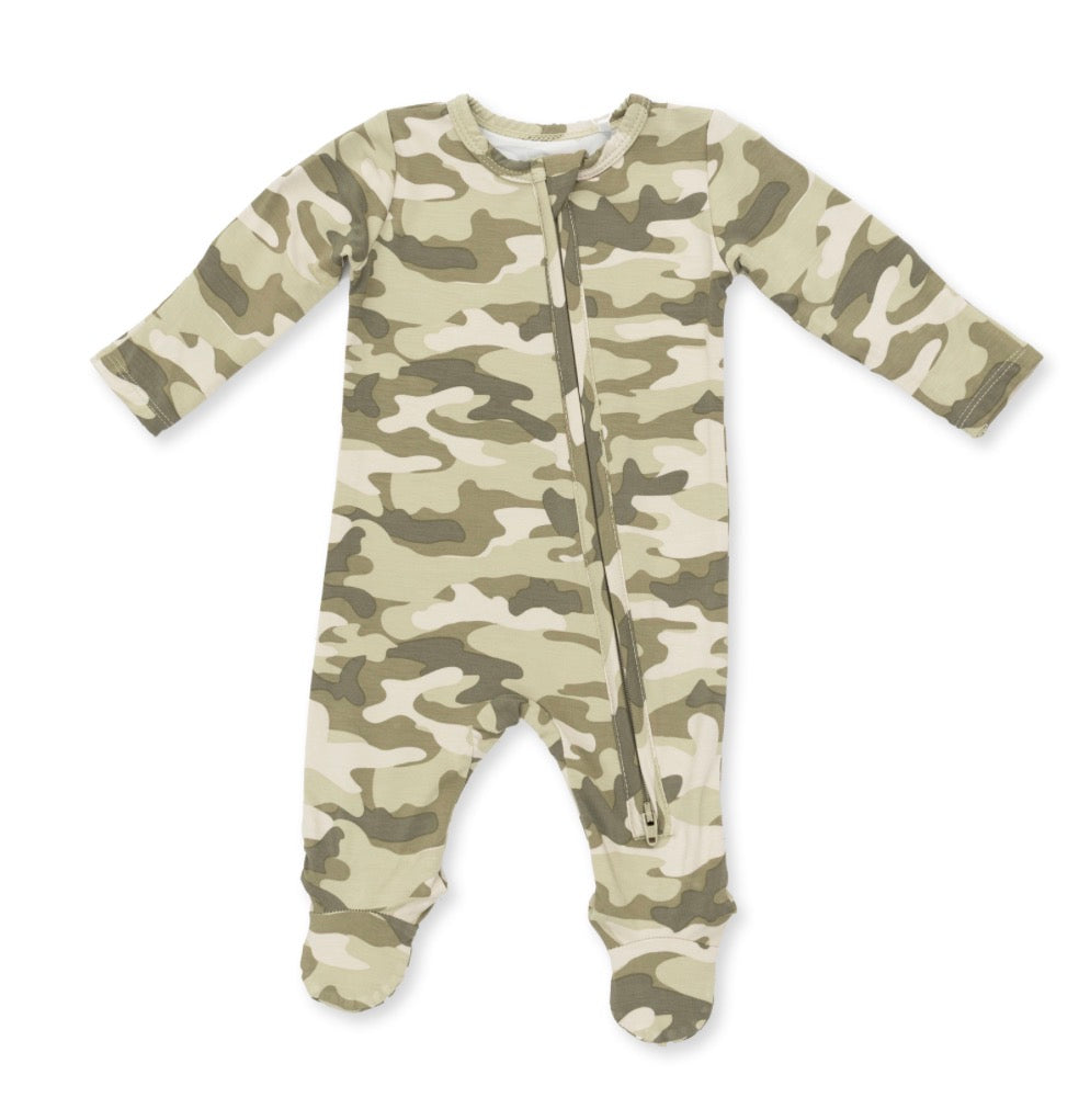 Camo 2way Zipper Footie