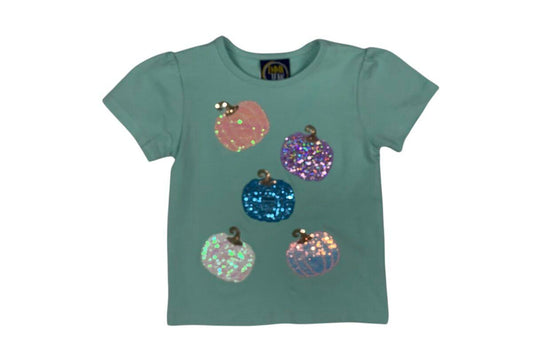 Pumpkin Sequin Patch Tee