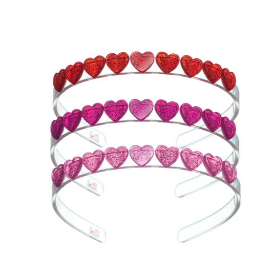 Hearts Glitter Headband