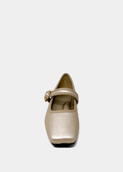 Adeline Gold Mini Flats