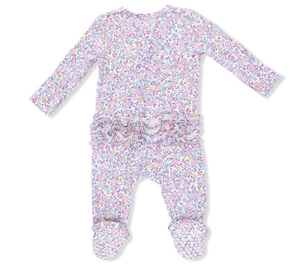 Elizabeth’s Garden Ruffle Footie