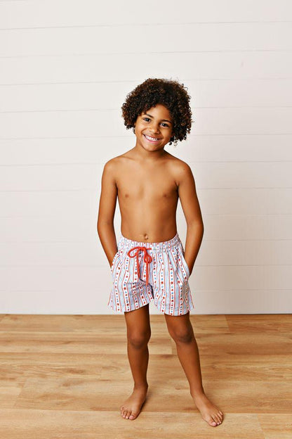 All-Star Stripe Swim Trunks