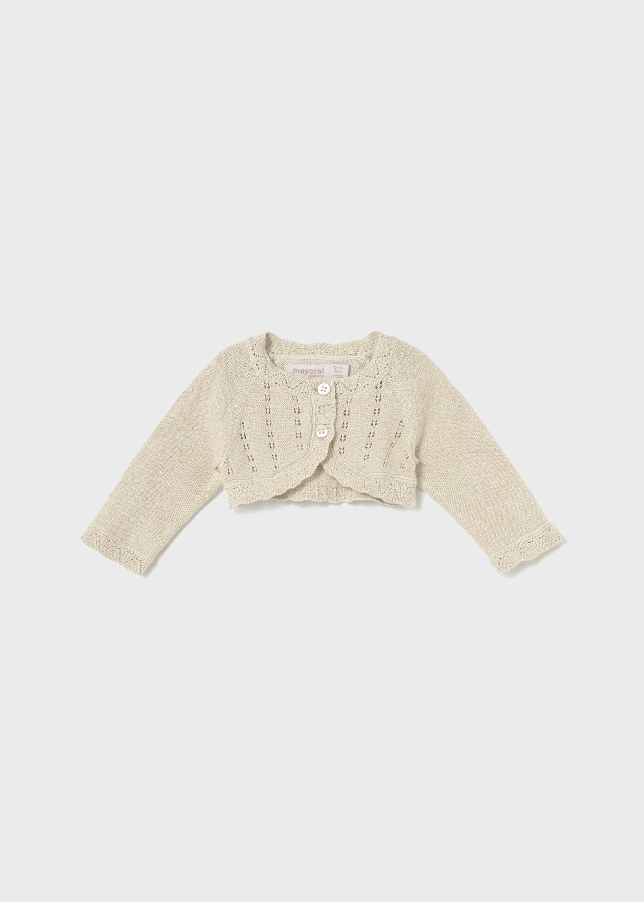 Champagne Baby Cardigan