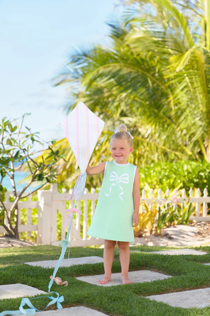 Sleeveless Eliza’s Appliqué Bow Dress