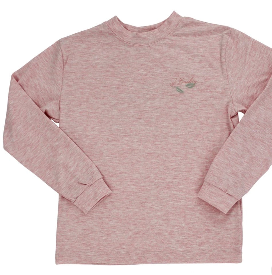 Girls LS Logo Tee/ Pumpkin