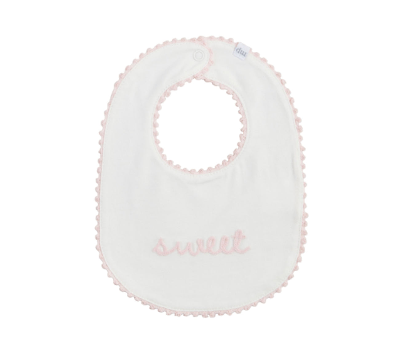 Sweet Embroidered Bib