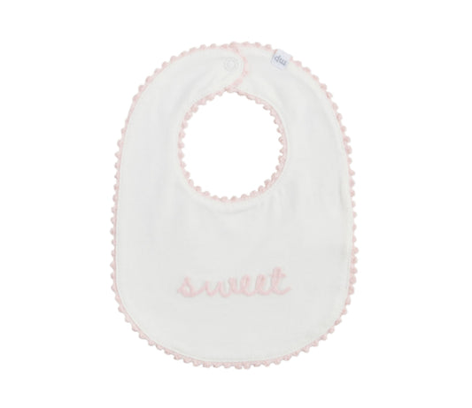 Sweet Embroidered Bib