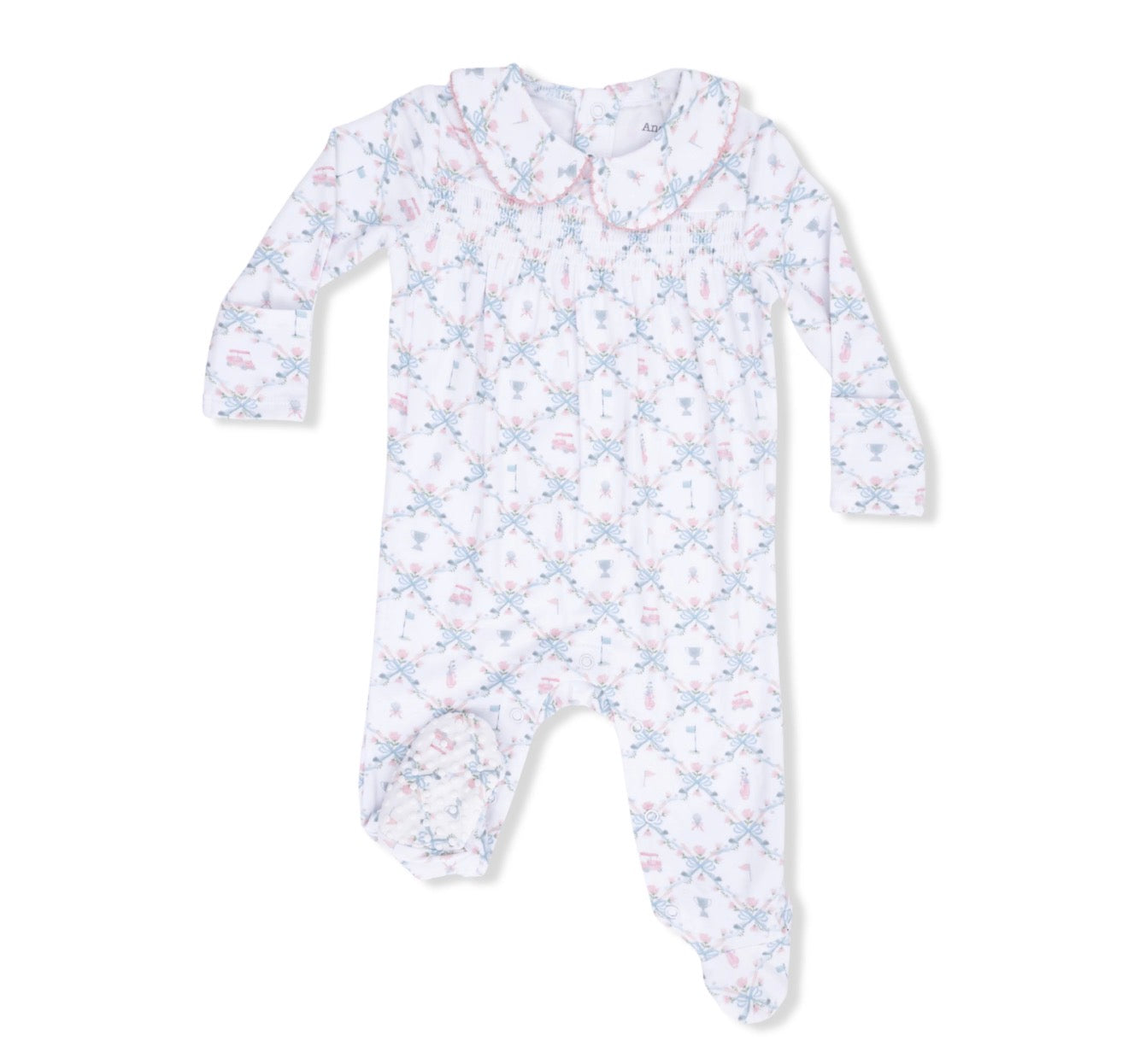 Golf Trellis Peter Pan Snap Footie