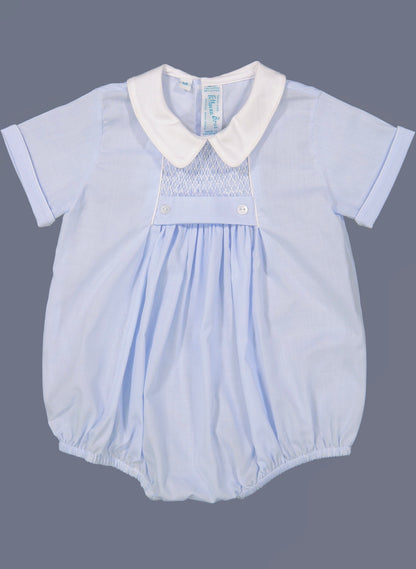 Chevron Smocked Bubble