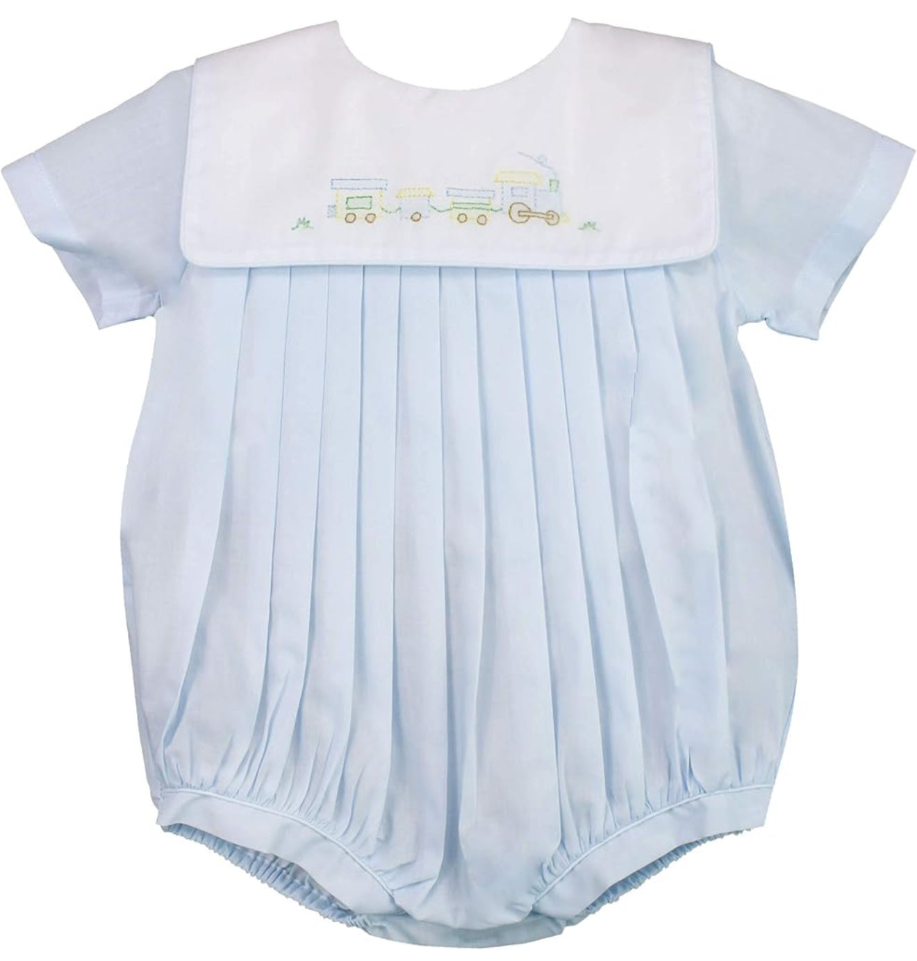 Train Embroidery Bubble