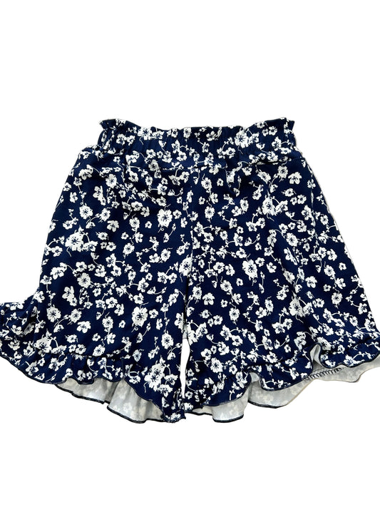 Navy Floral Shorts