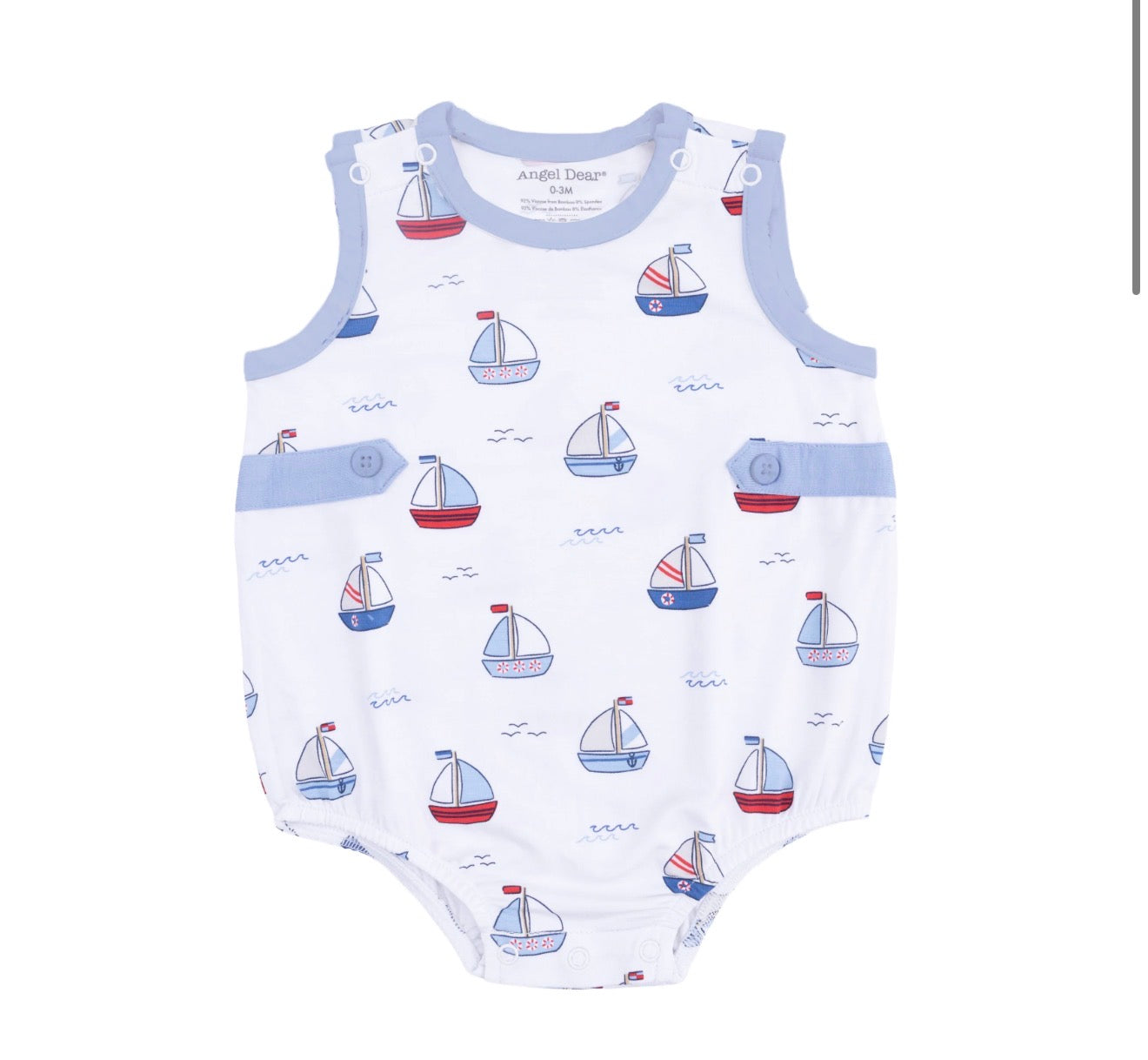 Bubbly Sailboats Blue -Bubble
