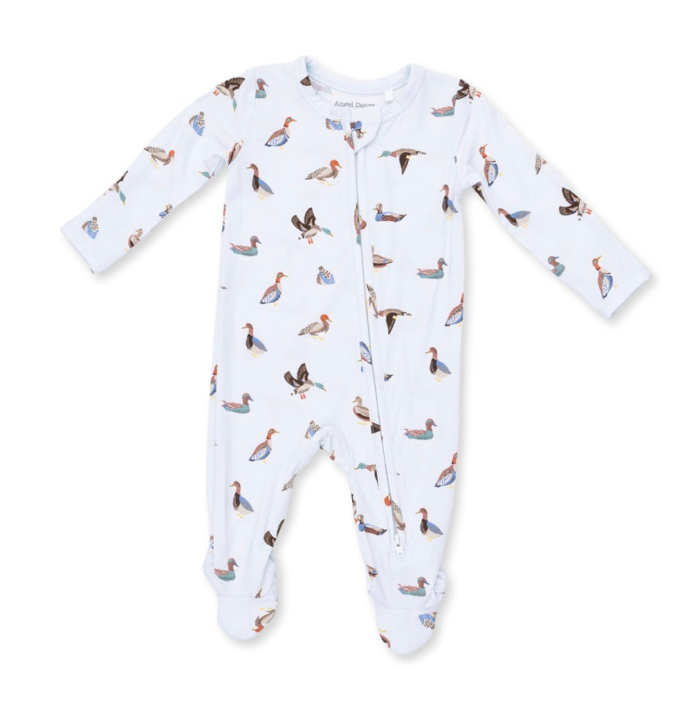 American Ducks 2way Zipper Footie
