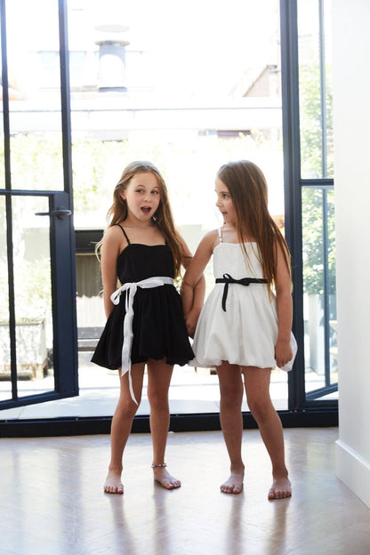 Bailey Black Satin Ballet Dress