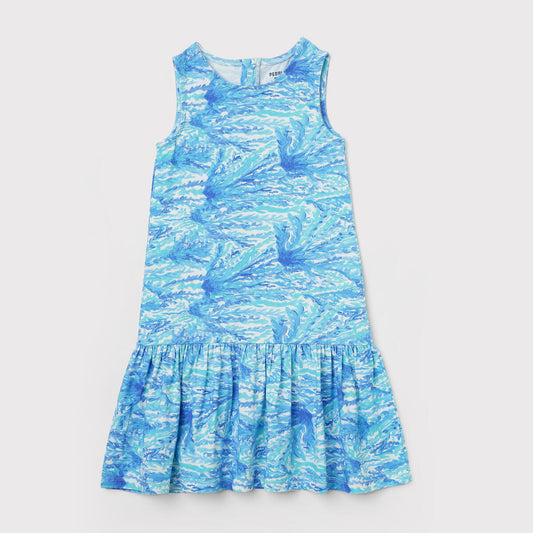 Blue Coral Dress