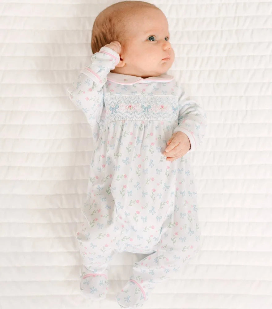 Evelyn’s Classics Smocked Footie