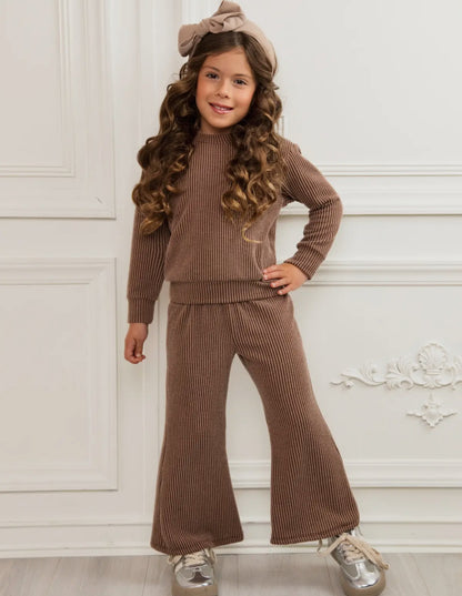 Mocha Two Piece Lounge Set