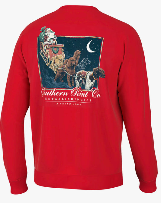 Santa Pup Longsleeve Tee