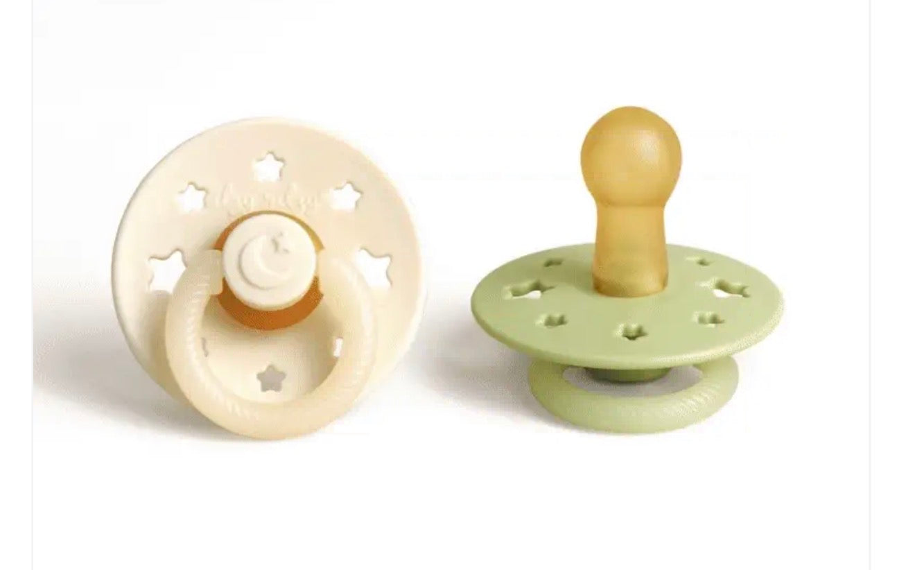 Itzy Soother Glow In The Dark Paci 2pk
