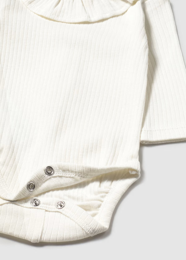 Ribbed Onesie and Pants Set