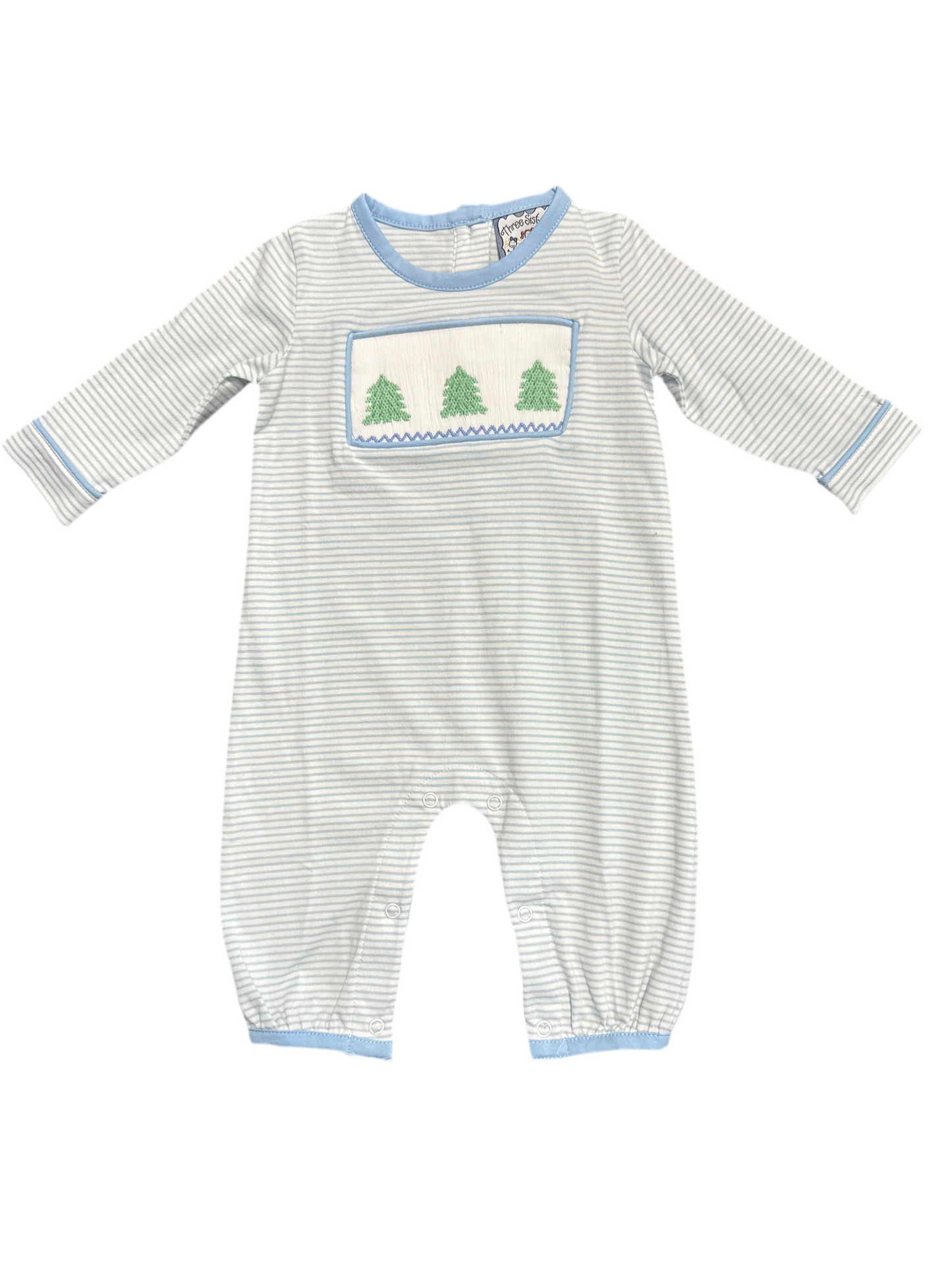 Christmas Tree Smocked Romper
