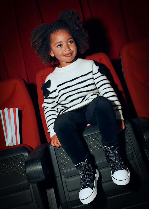 Striped Dress With Bows