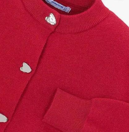 Red Cardigan Sweater