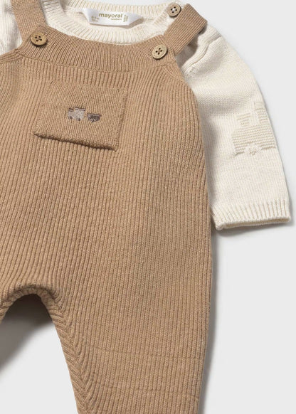 Baby 2pc Knit Overall Set