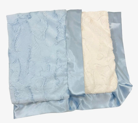 Classic Baby Blue Luxe Cuddle Blanket