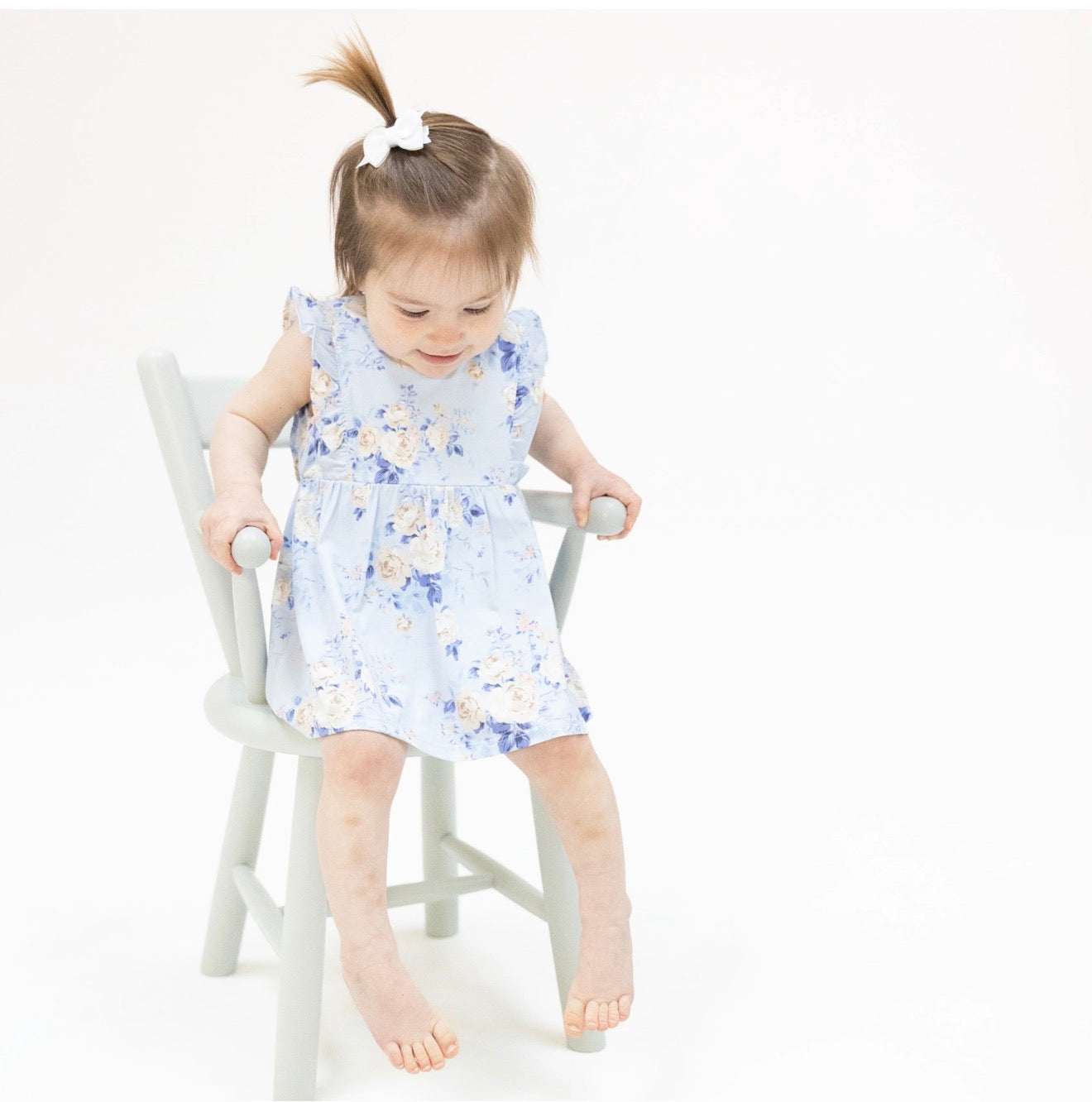 Ashley Rose Floral Ruffle Body Dress