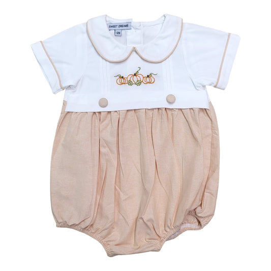 Pumpkin Embroidered Bubble