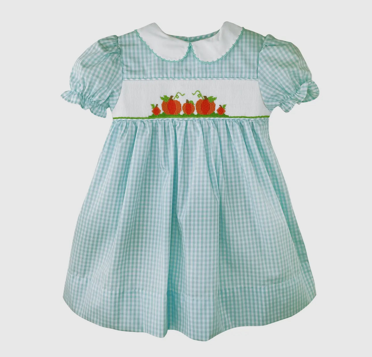 Embroidered Pumpkin Dress
